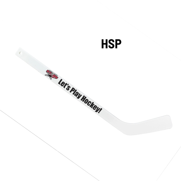 19" white miniature hockey stick that's made of plastic... from ASI 38120 Ball Pro / Diversified Quality Kitchenware