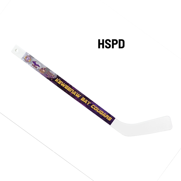 19" white miniature hockey stick that's made of plastic... from ASI 38120 Ball Pro / Diversified Quality Kitchenware