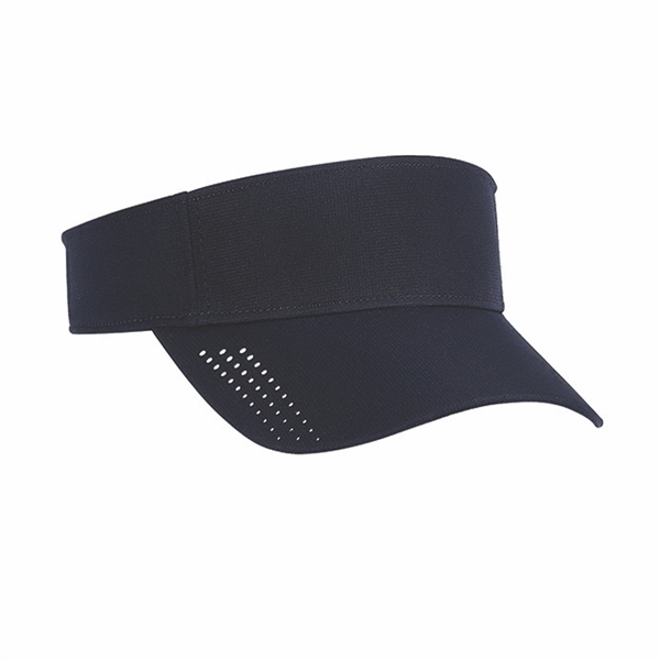 Pearl nylon visor with perforated bill.... from ASI 80129 Quake City Caps