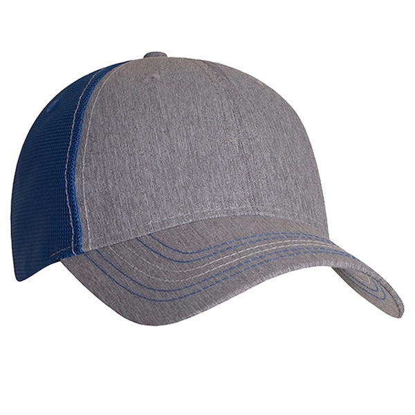 Synthentic Linen with Contrast Stitching and High Tech Mesh Cap.... from ASI 80129 Quake City Caps