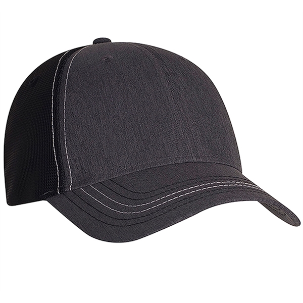 Synthentic Linen with Contrast Stitching and High Tech Mesh Cap.... from ASI 80129 Quake City Caps