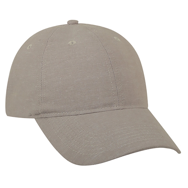 Six panel semi-structured chambray baseball cap with six sewn eyelets.... from ASI 80129 Quake City Caps