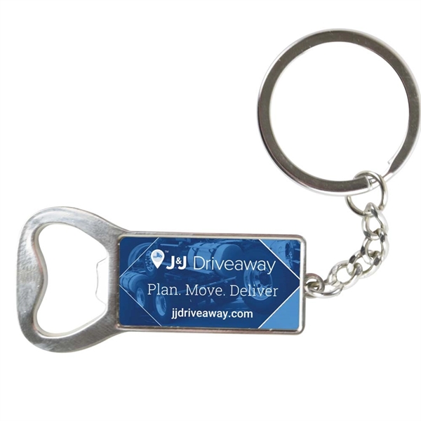 3 3/4" bottle opener with a key chain and full color... from ASI 38120 Ball Pro / Diversified Quality Kitchenware