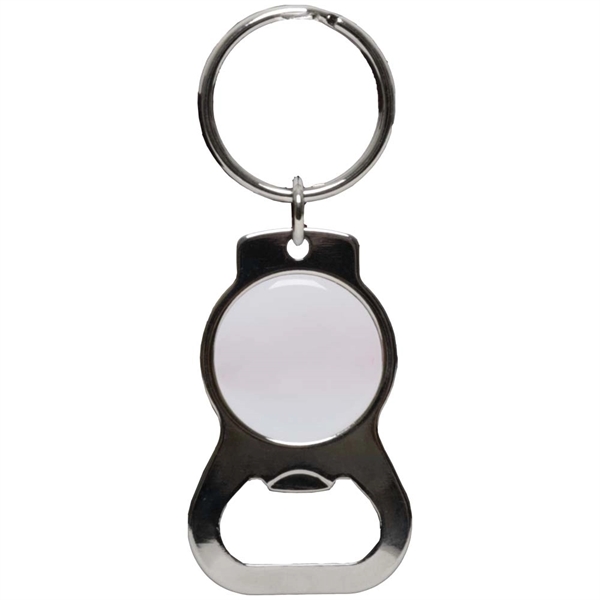 3 1/2" bottle opener with a key chain and full color... from ASI 38120 Ball Pro / Diversified Quality Kitchenware