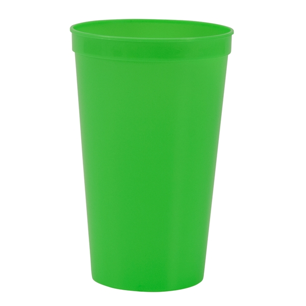 Durable plastic stadium cup, 22 oz.... from ASI 77280 Pepco Poms / Pepco Poms