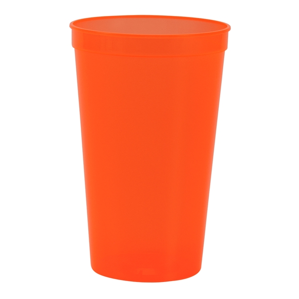 Durable plastic stadium cup, 22 oz.... from ASI 77280 Pepco Poms / Pepco Poms