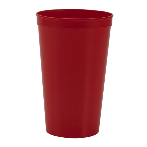 Durable plastic stadium cup, 22 oz.... from ASI 77280 Pepco Poms / Pepco Poms