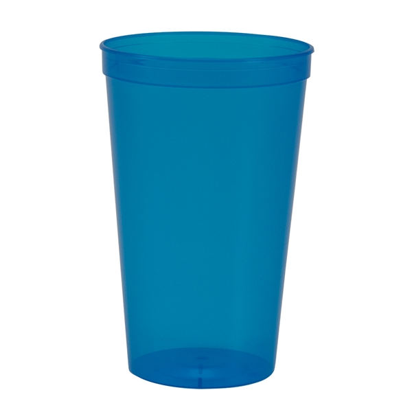 Durable plastic stadium cup, 22 oz.... from ASI 77280 Pepco Poms / Pepco Poms