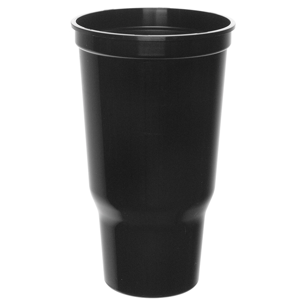 Ergonomic design, durable plastic stadium cup, 32 oz.... from ASI 77280 Pepco Poms / Pepco Poms