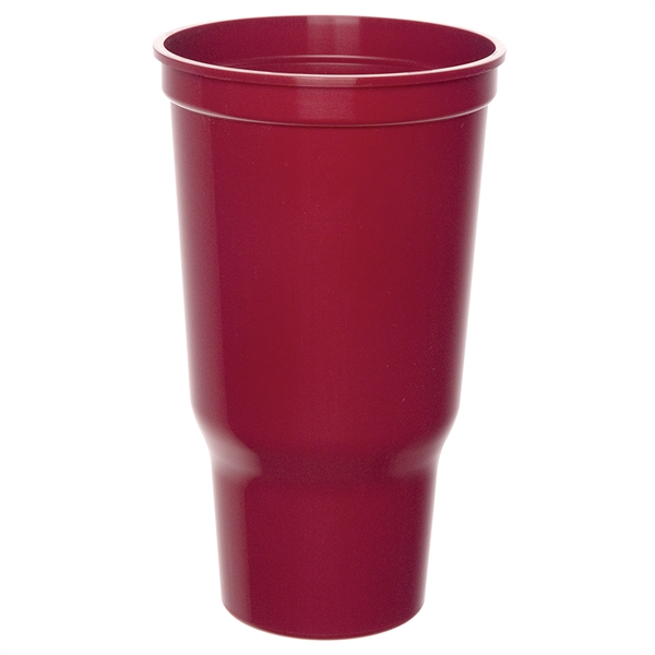 Ergonomic design, durable plastic stadium cup, 32 oz.... from ASI 77280 Pepco Poms / Pepco Poms