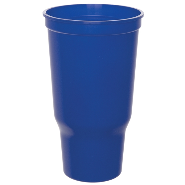 Ergonomic design, durable plastic stadium cup, 32 oz.... from ASI 77280 Pepco Poms / Pepco Poms