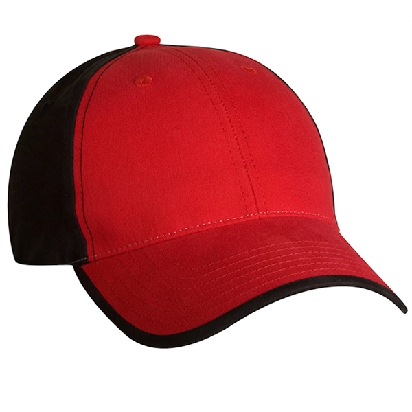 Structured low profile, cotton-nylon 6-panel baseball cap.... from ASI 80129 Quake City Caps