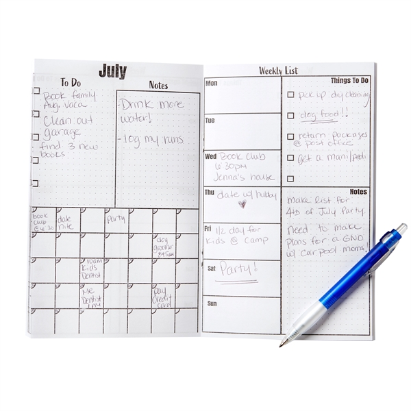 5" x 8" bullet journal-style calendar with 76 inside pages and... from ASI 63549 Jornik Manufacturing Corp / Jornik