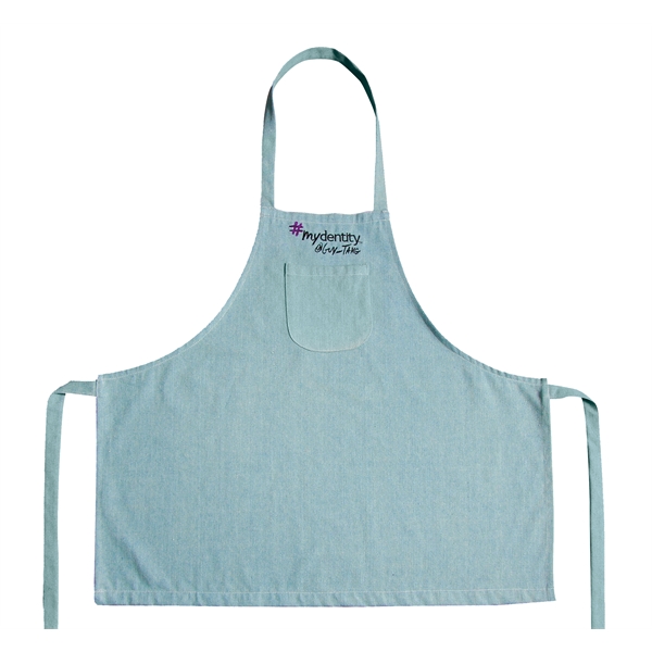 Denim Style Apron with 2 Pockets... from ASI 31977 Adline Industries Inc