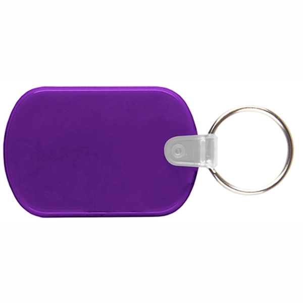 Rectangular / oval Shape PVC Key Holder... from ASI 74585 Nu Promo International / Nu Promo Line