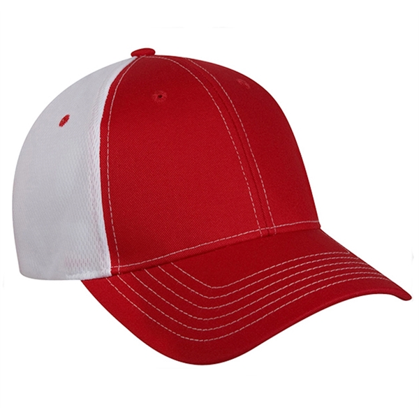 Structured, mesh, 6 panel performance mesh baseball cap.... from ASI 80129 Quake City Caps