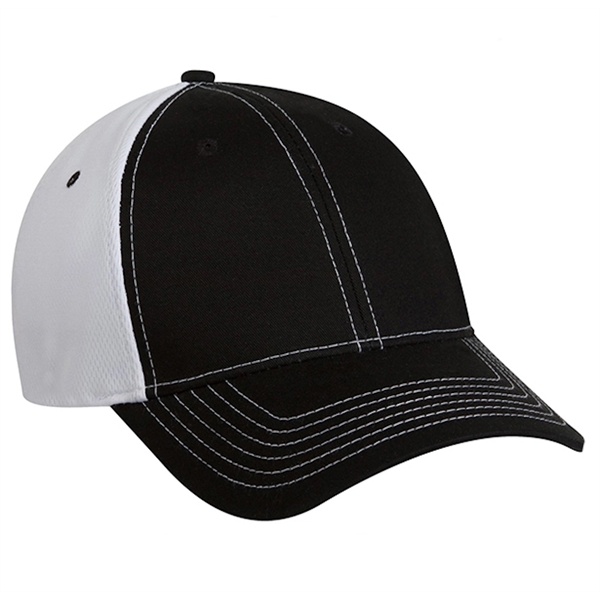 Structured, mesh, 6 panel performance mesh baseball cap.... from ASI 80129 Quake City Caps