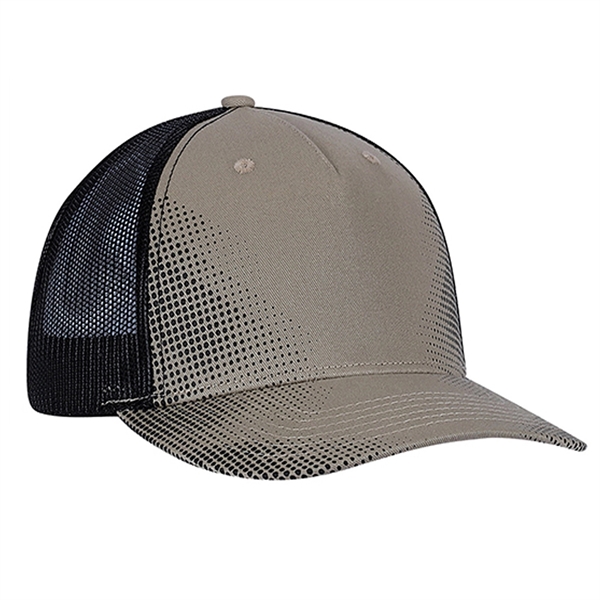 Five panel trucker cap.... from ASI 80129 Quake City Caps