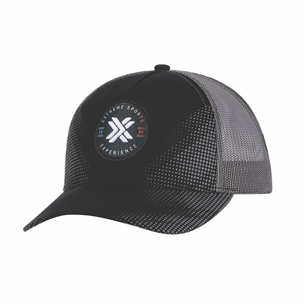 Five panel trucker cap.... from ASI 80129 Quake City Caps