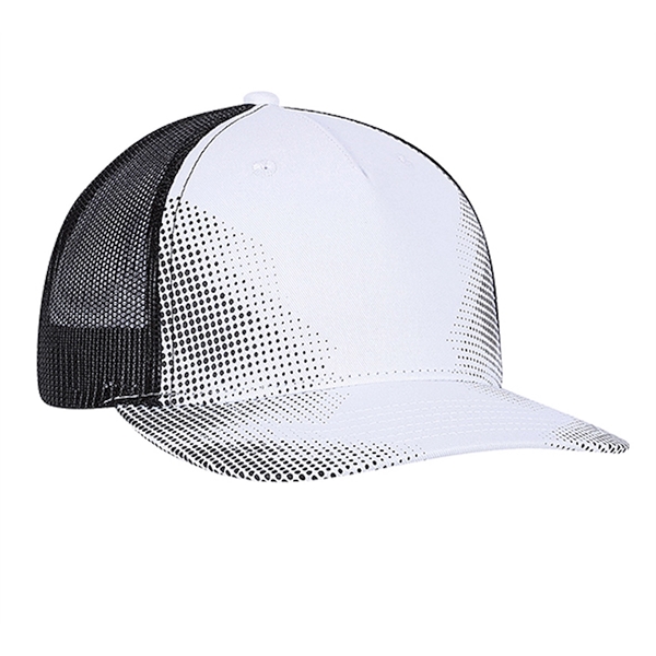 Five panel trucker cap.... from ASI 80129 Quake City Caps