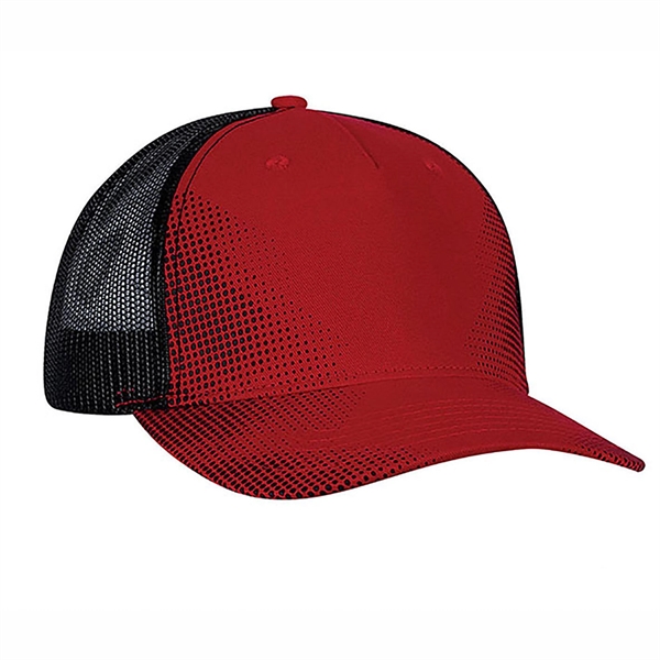 Five panel trucker cap.... from ASI 80129 Quake City Caps