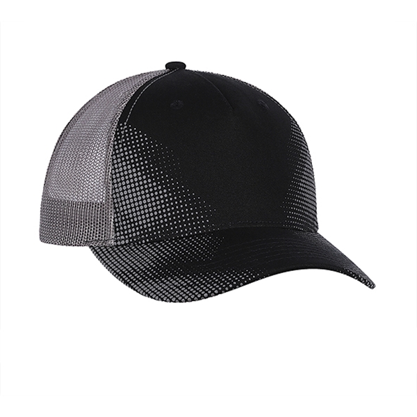 Five panel trucker cap.... from ASI 80129 Quake City Caps