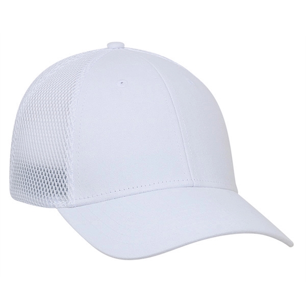 Medium profile, structured, 6 panel double mesh cap.... from ASI 80129 Quake City Caps