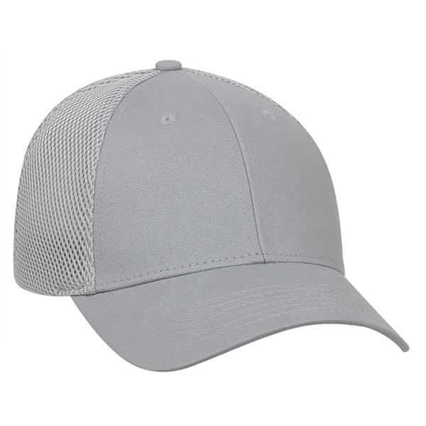 Medium profile, structured, 6 panel double mesh cap.... from ASI 80129 Quake City Caps