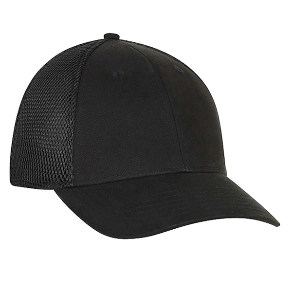 Medium profile, structured, 6 panel double mesh cap.... from ASI 80129 Quake City Caps