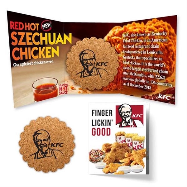 Fully customized Tek Booklet 2 with a cork coaster as a... from ASI 90807 Tekweld