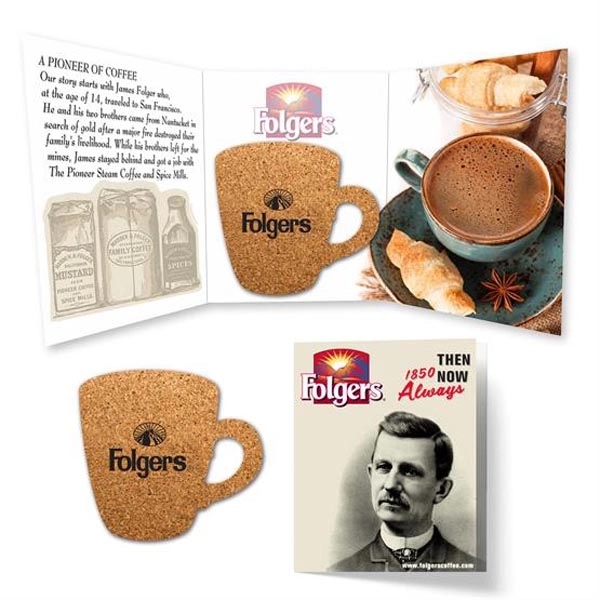 Fully customized Tek Booklet 2 with a cork coaster as a... from ASI 90807 Tekweld