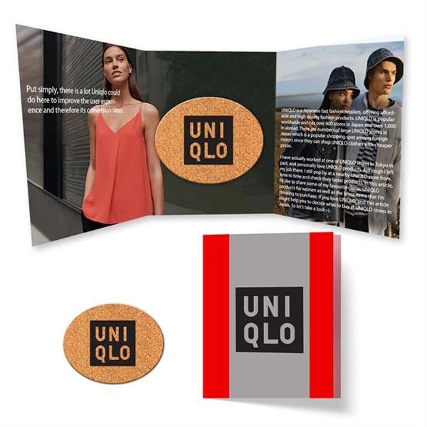 Fully customized Tek Booklet 2 with a cork coaster as a... from ASI 90807 Tekweld