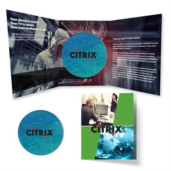 Fully customized Tek Booklet 2 with a cork coaster as a... from ASI 90807 Tekweld