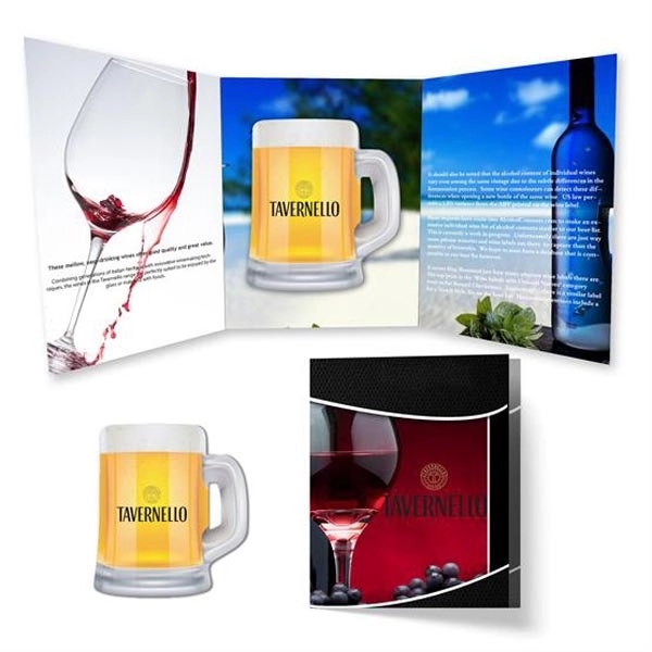 Fully customized Tek Booklet 2 with a full-color cork coaster as... from ASI 90807 Tekweld