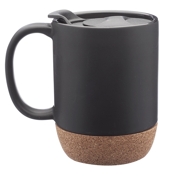 13 oz. ceramic mug with faux cork bottom, glossy finish interior,... from ASI 39552 BEL Promo