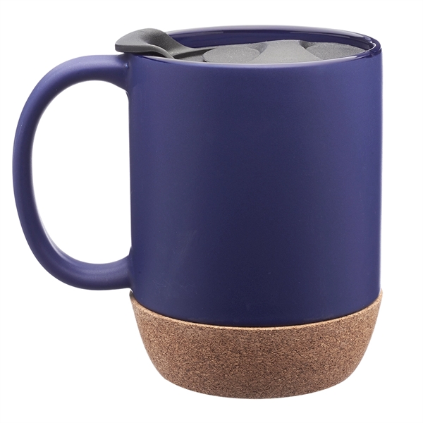 13 oz. ceramic mug with faux cork bottom, glossy finish interior,... from ASI 39552 BEL Promo