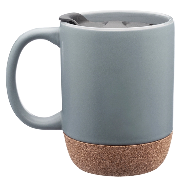 13 oz. ceramic mug with faux cork bottom, glossy finish interior,... from ASI 39552 BEL Promo