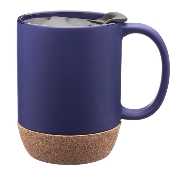 13 oz. ceramic mug with faux cork bottom, glossy finish interior,... from ASI 39552 BEL Promo