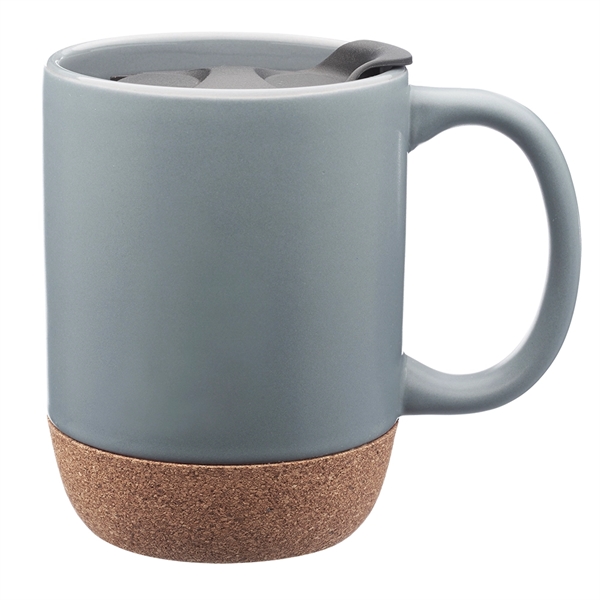 13 oz. ceramic mug with faux cork bottom, glossy finish interior,... from ASI 39552 BEL Promo