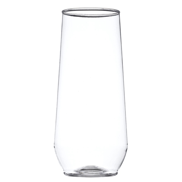 10 oz. stemless plastic champagne flute with customization included.... from ASI 39552 BEL Promo
