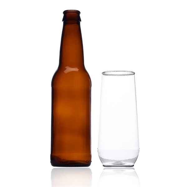 10 oz. stemless plastic champagne flute with customization included.... from ASI 39552 BEL Promo