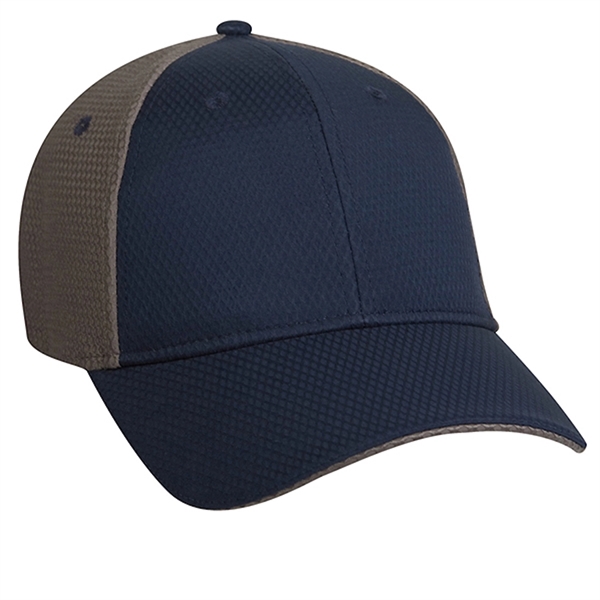 New structured color blocked comby mesh cap.... from ASI 80129 Quake City Caps