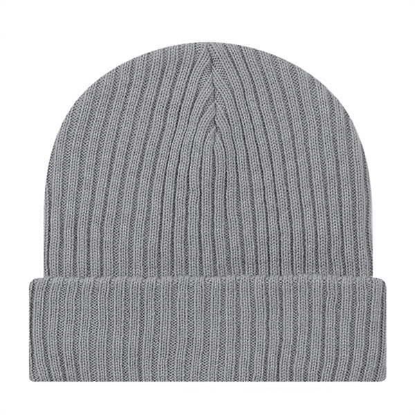 12" ribbed beanie with cuff or slouch. Fabrication regular gauge 2... from ASI 80129 Quake City Caps