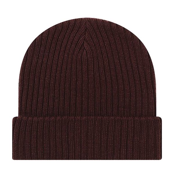 12" ribbed beanie with cuff or slouch. Fabrication regular gauge 2... from ASI 80129 Quake City Caps