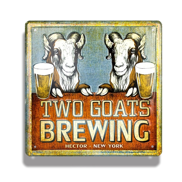 12" x 12" crossing sign with two holes.... from ASI 50120 Dixie Seal & Stamp Co Inc / Dixiline