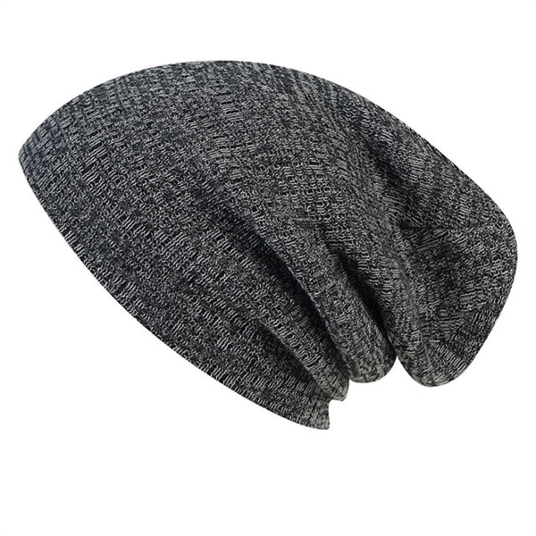 12" Marled Knit Cuff or Slouch Beanie.... from ASI 80129 Quake City Caps