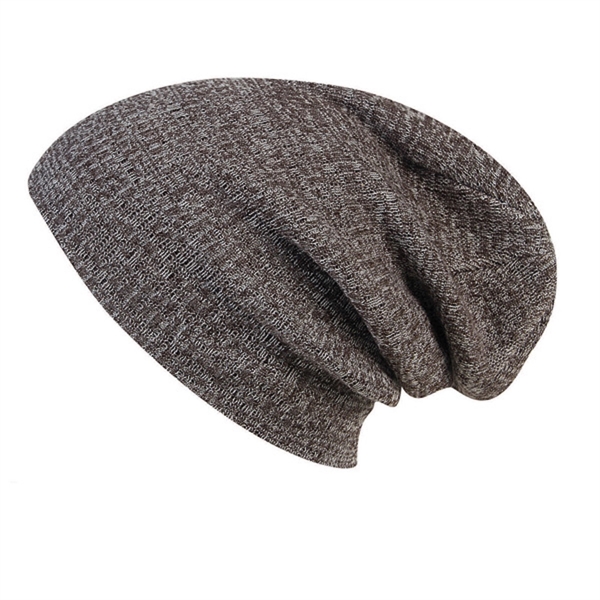 12" Marled Knit Cuff or Slouch Beanie.... from ASI 80129 Quake City Caps