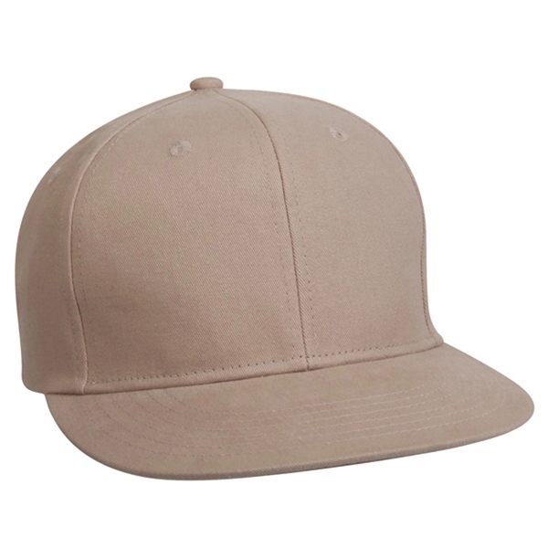 Structured, medium profile 100% cotton flat visored baseball cap.... from ASI 80129 Quake City Caps