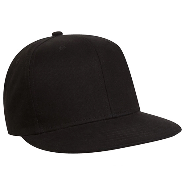 Structured, medium profile 100% cotton flat visored baseball cap.... from ASI 80129 Quake City Caps