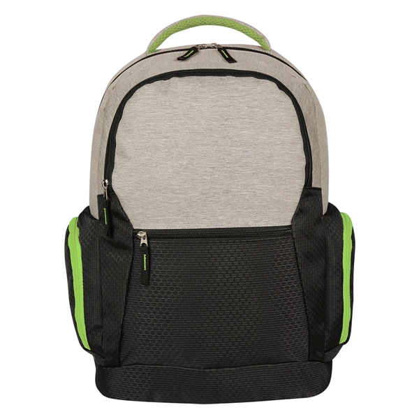 Backpack with space for a 17" laptop, multiple pockets, an air... from ASI 61125 Hit Promotional Products / Hit®